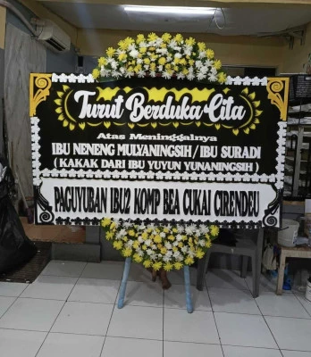 Papan Bunga di Jaticempaka Pondokgede